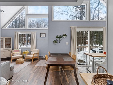 Welcome to this beautifully remodeled chalet-style home on Pocono Farms Country Club in Pennsylvania - for sale on GolfHomes.com, golf home, golf lot
