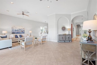 Luxury awaits in this 2,722 sqft concrete-block home! Featuring on Oak Harbor Country Club in Florida - for sale on GolfHomes.com, golf home, golf lot