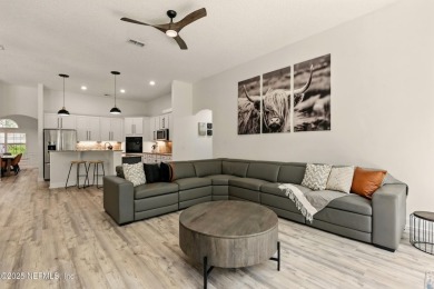 This elegant and inviting 5BR/4BA home is surrounded by lush on Plantation at Ponte Vedra in Florida - for sale on GolfHomes.com, golf home, golf lot