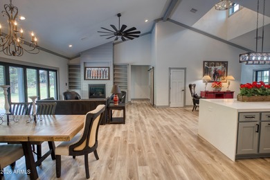 This stunning single-story custom farmhouse-style home, built in on Torreon Golf Club in Arizona - for sale on GolfHomes.com, golf home, golf lot