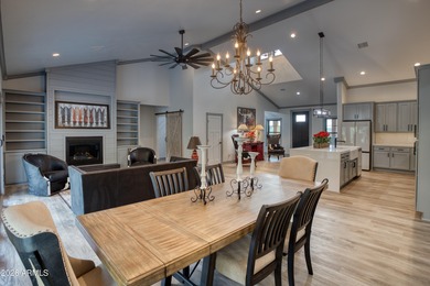 This stunning single-story custom farmhouse-style home, built in on Torreon Golf Club in Arizona - for sale on GolfHomes.com, golf home, golf lot