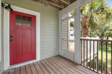 Enjoy serene marsh views from this beautifully updated 2-bed on Old South Golf Links in South Carolina - for sale on GolfHomes.com, golf home, golf lot