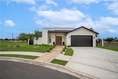 Stunning 2024 custom-built home sits on a desirable corner lot on Los Lagos Golf Club in Texas - for sale on GolfHomes.com, golf home, golf lot