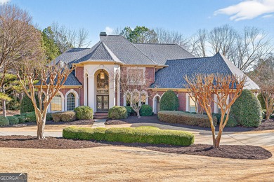 Stunning luxury home located in the prestigious, gated Sugarloaf on TPC At Sugarloaf Golf Club in Georgia - for sale on GolfHomes.com, golf home, golf lot