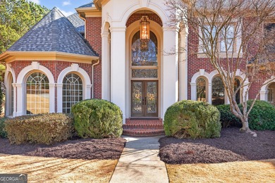 Stunning luxury home located in the prestigious, gated Sugarloaf on TPC At Sugarloaf Golf Club in Georgia - for sale on GolfHomes.com, golf home, golf lot