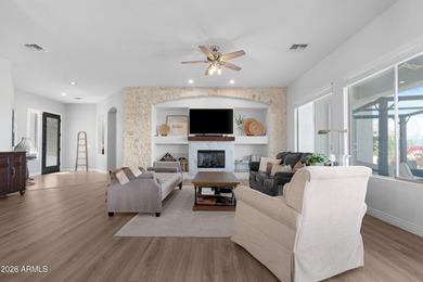 Set along the 10th hole in the prestigious 55+ guard-gated on Trilogy Golf Club At Power Ranch in Arizona - for sale on GolfHomes.com, golf home, golf lot