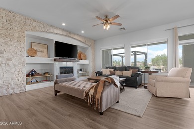 Set along the 10th hole in the prestigious 55+ guard-gated on Trilogy Golf Club At Power Ranch in Arizona - for sale on GolfHomes.com, golf home, golf lot