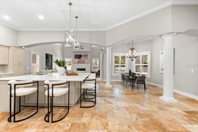 Behind the private gates of this distinguished Belleair estate on Belleview Biltmore Golf Club in Florida - for sale on GolfHomes.com, golf home, golf lot