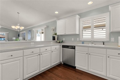 This meticulously maintained 2/2 Block/Stucco WOODLAWN Courtyard on The Links of Spruce Creek in Florida - for sale on GolfHomes.com, golf home, golf lot
