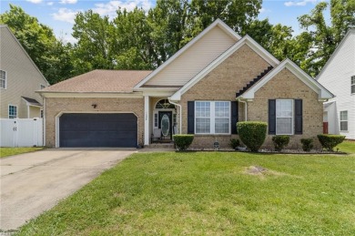 Well maintained and updated brick ranch situated across from on Nansemond River Golf Club in Virginia - for sale on GolfHomes.com, golf home, golf lot