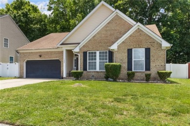 Well maintained and updated brick ranch situated across from on Nansemond River Golf Club in Virginia - for sale on GolfHomes.com, golf home, golf lot