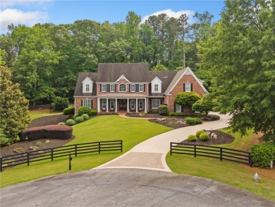 This stunning executive home sits on 2 acres in the Creekview on Woodmont Golf and Country Club in Georgia - for sale on GolfHomes.com, golf home, golf lot
