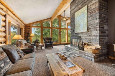 Take a look at this Pelican Lake log cabin, situated on the 19th on Breezy Point Golf Course Resort in Minnesota - for sale on GolfHomes.com, golf home, golf lot