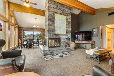 Take a look at this Pelican Lake log cabin, situated on the 19th on Breezy Point Golf Course Resort in Minnesota - for sale on GolfHomes.com, golf home, golf lot