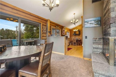 Take a look at this Pelican Lake log cabin, situated on the 19th on Breezy Point Golf Course Resort in Minnesota - for sale on GolfHomes.com, golf home, golf lot