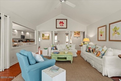 This beautifully renovated 3-bedroom, 2-bath coastal home is on Sea Pines Country Club in South Carolina - for sale on GolfHomes.com, golf home, golf lot