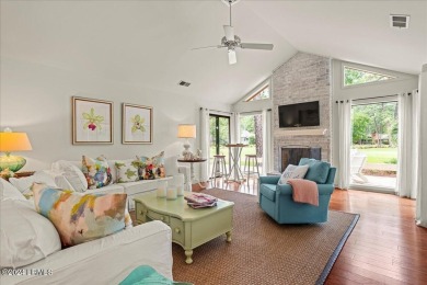 This beautifully renovated 3-bedroom, 2-bath coastal home is on Sea Pines Country Club in South Carolina - for sale on GolfHomes.com, golf home, golf lot