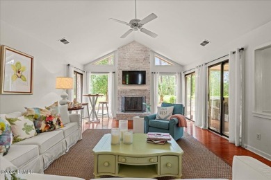 This beautifully renovated 3-bedroom, 2-bath coastal home is on Sea Pines Country Club in South Carolina - for sale on GolfHomes.com, golf home, golf lot