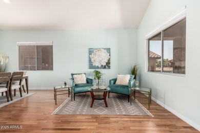 This pristine home offers rare golf course frontage in both the on Greenfield Lakes Golf Club in Arizona - for sale on GolfHomes.com, golf home, golf lot
