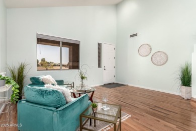 This pristine home offers rare golf course frontage in both the on Greenfield Lakes Golf Club in Arizona - for sale on GolfHomes.com, golf home, golf lot