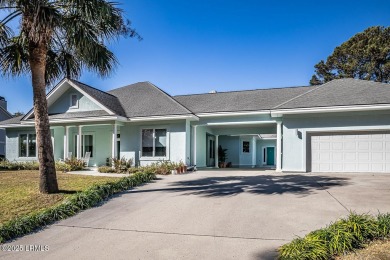 Contemporary Home Designed for Casual Living and Entertaining on Dataw Island Club in South Carolina - for sale on GolfHomes.com, golf home, golf lot