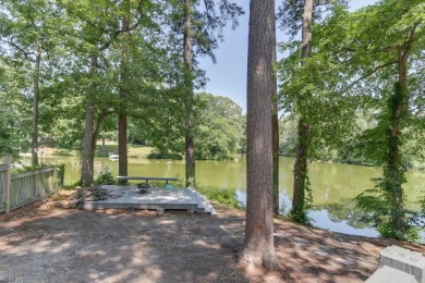 This lovely waterfront home is set on a quiet cul-de-sac on Cypress Point Country Club in Virginia - for sale on GolfHomes.com, golf home, golf lot