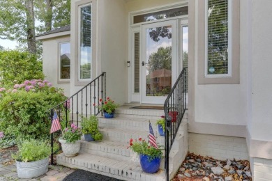This lovely waterfront home is set on a quiet cul-de-sac on Cypress Point Country Club in Virginia - for sale on GolfHomes.com, golf home, golf lot