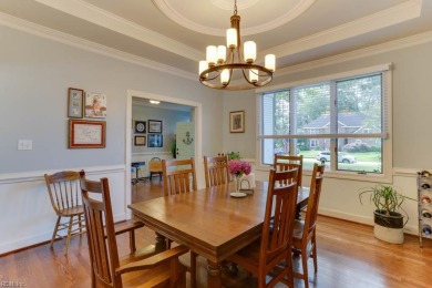 This lovely waterfront home is set on a quiet cul-de-sac on Cypress Point Country Club in Virginia - for sale on GolfHomes.com, golf home, golf lot