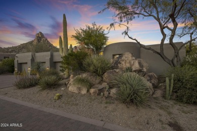 Nestled on the 17th Tee box on the world-renowned Jack Nicklaus on Desert Highlands Golf Club in Arizona - for sale on GolfHomes.com, golf home, golf lot