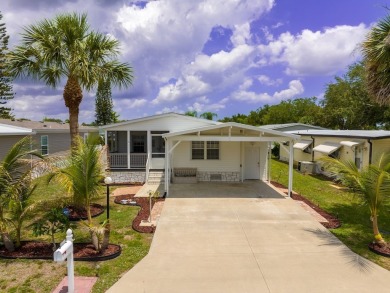 Built in 2017, this gorgeous 3/2 residence features beautiful on Barefoot Bay Golf Course in Florida - for sale on GolfHomes.com, golf home, golf lot