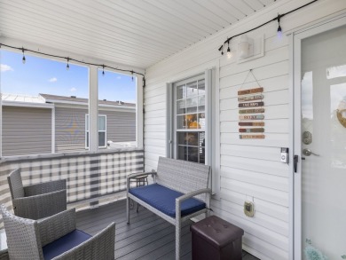 Built in 2017, this gorgeous 3/2 residence features beautiful on Barefoot Bay Golf Course in Florida - for sale on GolfHomes.com, golf home, golf lot