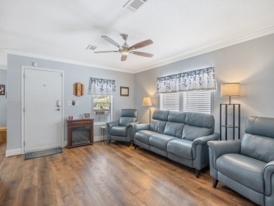 Built in 2017, this gorgeous 3/2 residence features beautiful on Barefoot Bay Golf Course in Florida - for sale on GolfHomes.com, golf home, golf lot