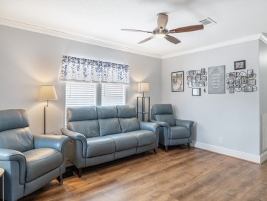 Built in 2017, this gorgeous 3/2 residence features beautiful on Barefoot Bay Golf Course in Florida - for sale on GolfHomes.com, golf home, golf lot