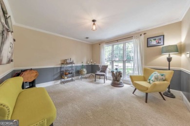 Welcome to this stunning 5 bedroom, 2.5 bathroom home nestled in on Brookstone Golf and Country Club in Georgia - for sale on GolfHomes.com, golf home, golf lot