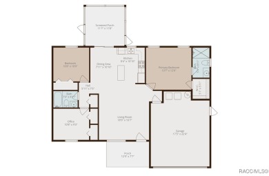 Tucked away on a VERY INTIMATE and ISOLATED.55-acre corner lot on Citrus Springs Country Club in Florida - for sale on GolfHomes.com, golf home, golf lot