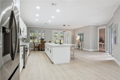 This completely renovated home sits directly on the golf course on Indian River Club in Florida - for sale on GolfHomes.com, golf home, golf lot