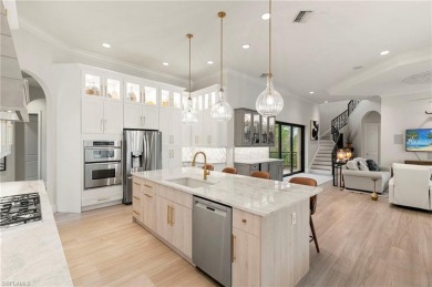 An architectural statement in Shadow Wood Preserve, this former on Shadow Wood Preserve in Florida - for sale on GolfHomes.com, golf home, golf lot