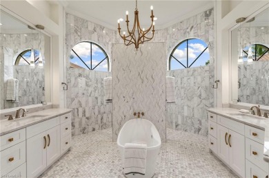 An architectural statement in Shadow Wood Preserve, this former on Shadow Wood Preserve in Florida - for sale on GolfHomes.com, golf home, golf lot
