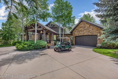 Handsomely crafted custom Aspen Glen home with fairway and river on Aspen Glen Club in Colorado - for sale on GolfHomes.com, golf home, golf lot