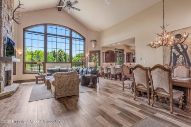Handsomely crafted custom Aspen Glen home with fairway and river on Aspen Glen Club in Colorado - for sale on GolfHomes.com, golf home, golf lot