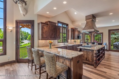 Handsomely crafted custom Aspen Glen home with fairway and river on Aspen Glen Club in Colorado - for sale on GolfHomes.com, golf home, golf lot