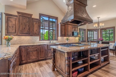 Handsomely crafted custom Aspen Glen home with fairway and river on Aspen Glen Club in Colorado - for sale on GolfHomes.com, golf home, golf lot