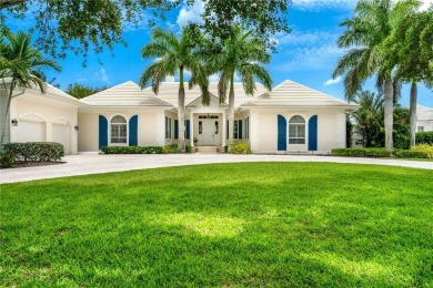 West Indies-inspired 3BR/3.5BA estate on .62 acres overlooking on Orchid Island Golf and Beach Club in Florida - for sale on GolfHomes.com, golf home, golf lot