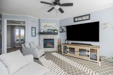 Fabulous 2-sty home backs south to Prairie Highlands golf course on Prairie Highlands Golf Course in Kansas - for sale on GolfHomes.com, golf home, golf lot