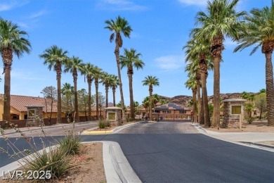 Nestled on the golf course inside gated desert oasis of Lake Las on Falls Golf Course in Nevada - for sale on GolfHomes.com, golf home, golf lot