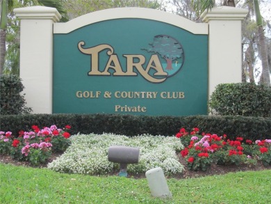 Tastefully decorated and being sold furnished, this meticulously on Tara Golf and Country Club in Florida - for sale on GolfHomes.com, golf home, golf lot