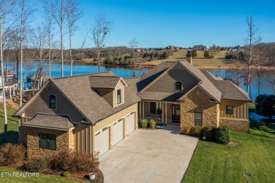 Exquisite Lake Front Home with Mountain and Lake Views! This on Tellico Village -The Links At Kahite Golf Course in Tennessee - for sale on GolfHomes.com, golf home, golf lot