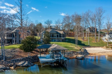 Exquisite Lake Front Home with Mountain and Lake Views! This on Tellico Village -The Links At Kahite Golf Course in Tennessee - for sale on GolfHomes.com, golf home, golf lot