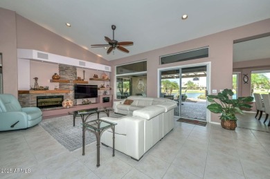 LOCATION LOCATION Perfectly situated on the WATER, Stunning GOLF on Tuscany Falls At Pebble Creek in Arizona - for sale on GolfHomes.com, golf home, golf lot