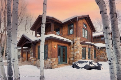 Sierra Vista Retreat: Situated on a coveted corner in West Aspen on Aspen Golf Club in Colorado - for sale on GolfHomes.com, golf home, golf lot